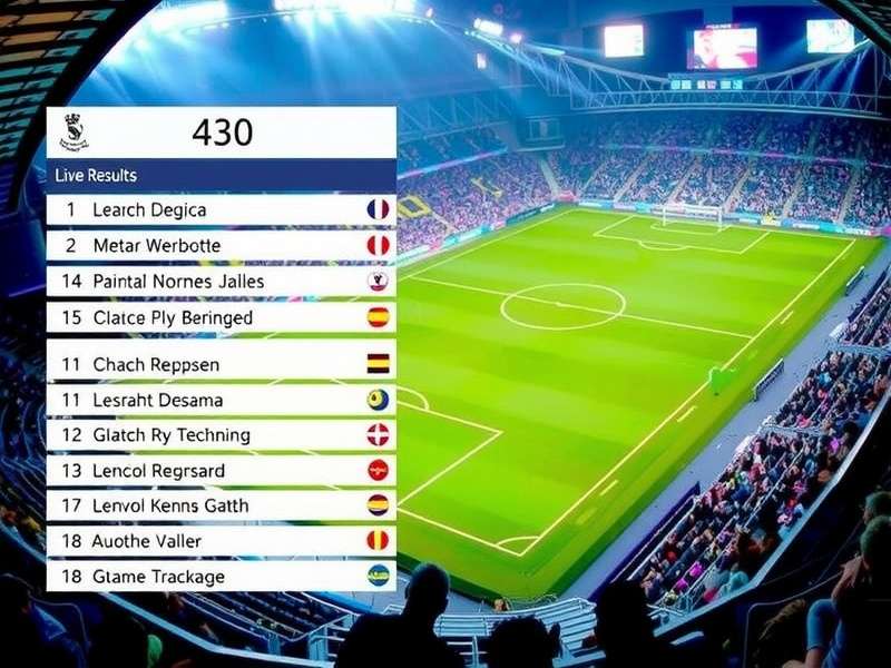 Champions League match stadium with fans cheering