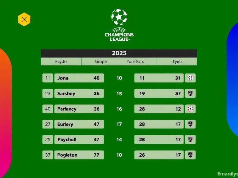 UEFA Champions League trophy shining under stadium lights