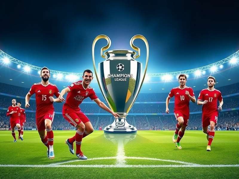 A detailed tactical board showing Champions League Fantasy player selections and formations