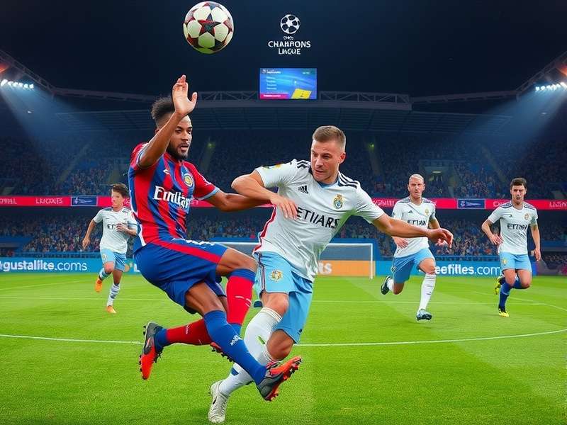UEFA Champions League TUDN Broadcast Studio with Presenters