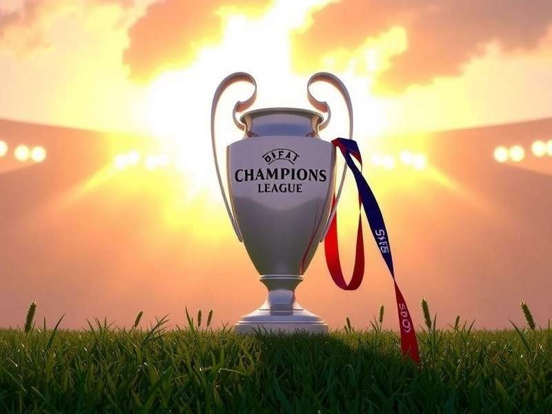 Champions League match atmosphere at a packed stadium in 2024