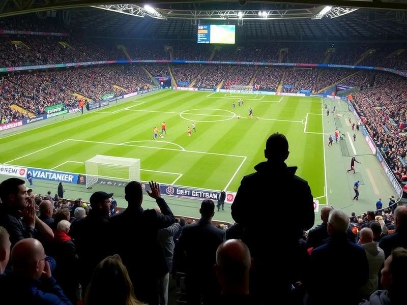 UEFA Champions League trophy being held aloft in a stadium
