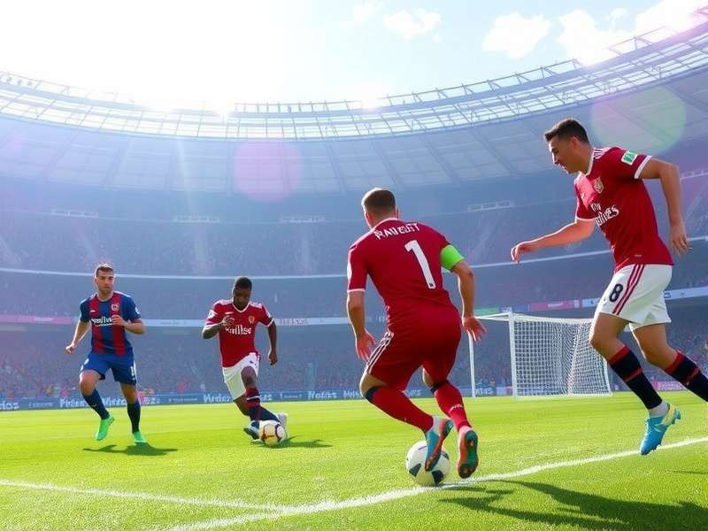 UEFA Champions League trophy shining under stadium lights