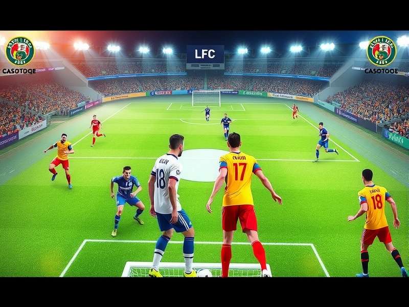 UEFA Champions League trophy shining under stadium lights