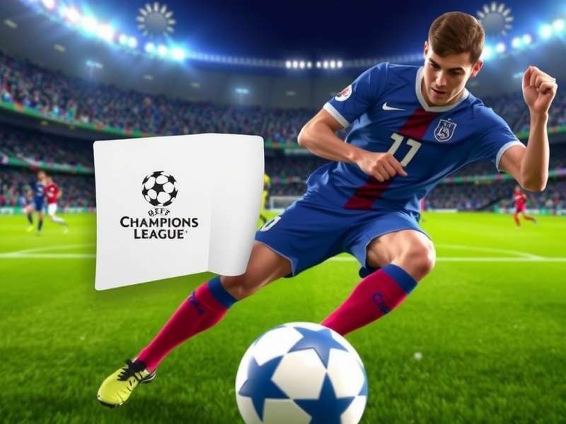 A gamer playing a football simulation game on a high-end PC