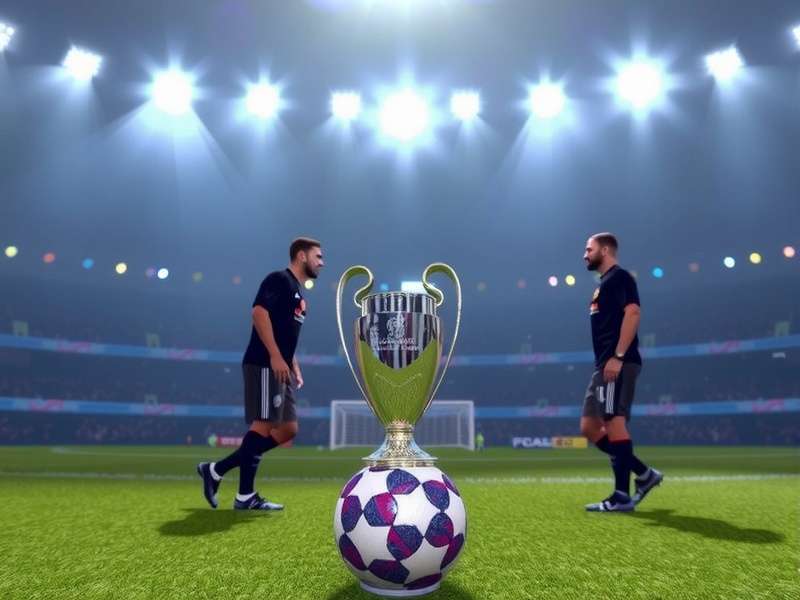 UEFA Champions League Trophy held by winning team