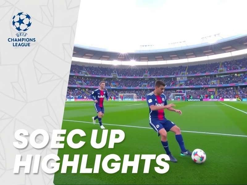 Celebration after a crucial Champions League goal