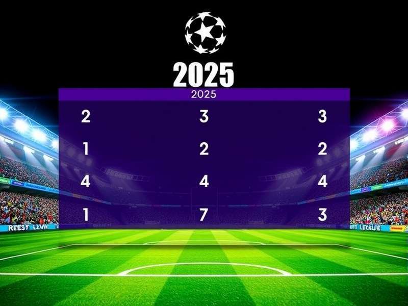 UEFA Champions League Trophy 2025 Edition