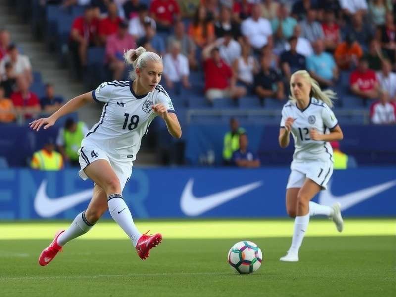 UEFA Women's Champions League trophy held by winning team