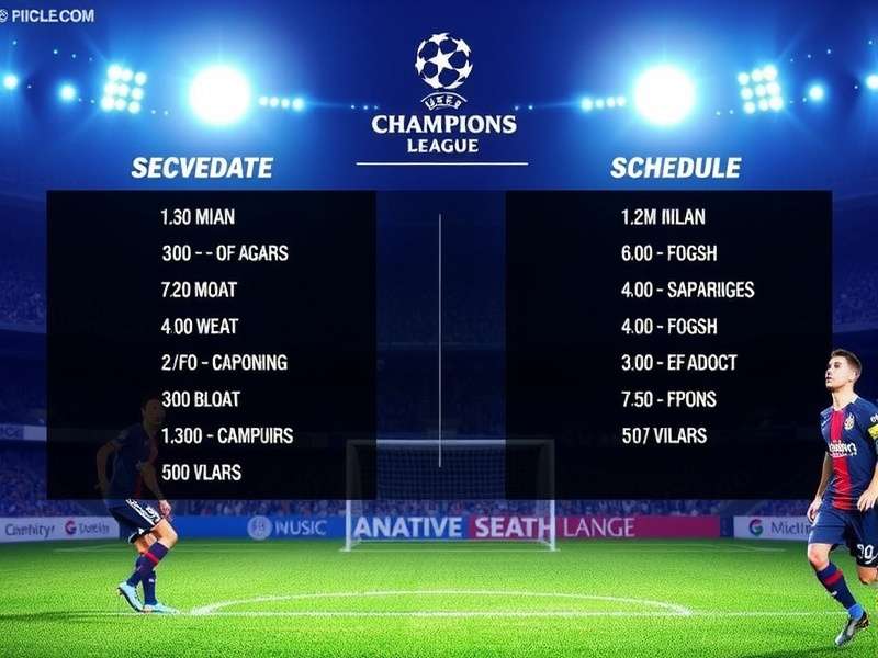 UEFA Champions League trophy shining under stadium lights