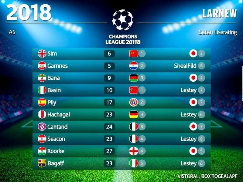 Exclusive Champions League Table 2025 infographic with key stats for Indian fans